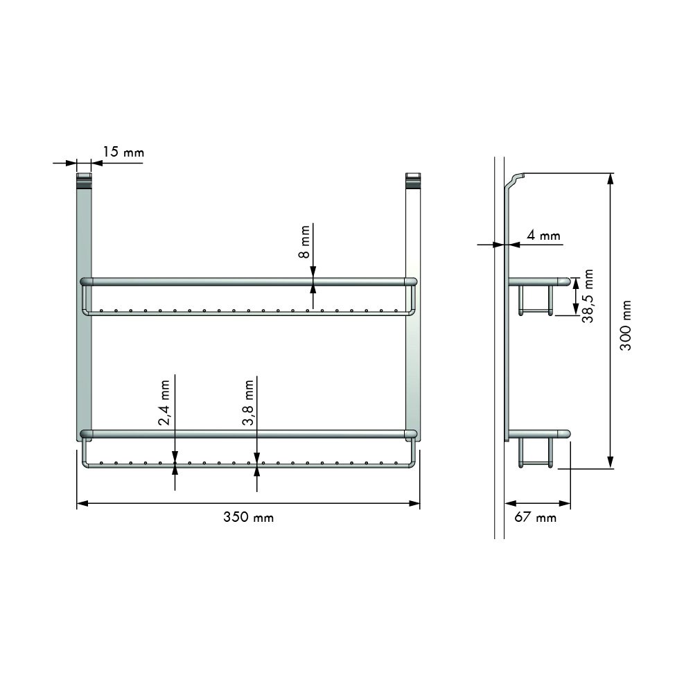 Spice rack CLASSIC | Gamma fittings